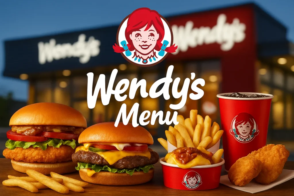About 1 wendys menu