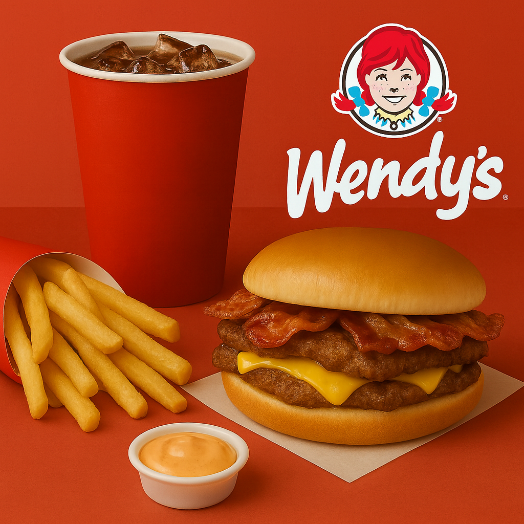Wendy’s Menu USA 2025 - Prices, Calories, Nutrition & Deals 148 Wendy’s $8 Jr. Bacon Cheeseburger Meal Deal