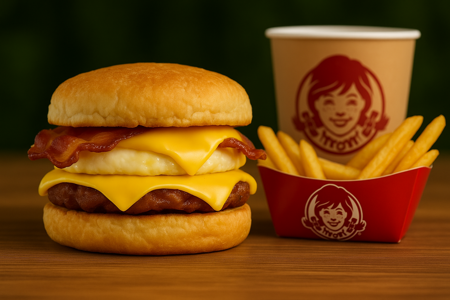 Breakfast menu 5 Bacon Egg Cheese Biscuit
