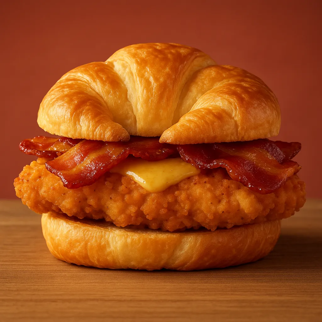 Maple Bacon Chicken Croissant 1 Maple Bacon Chicken Croissant