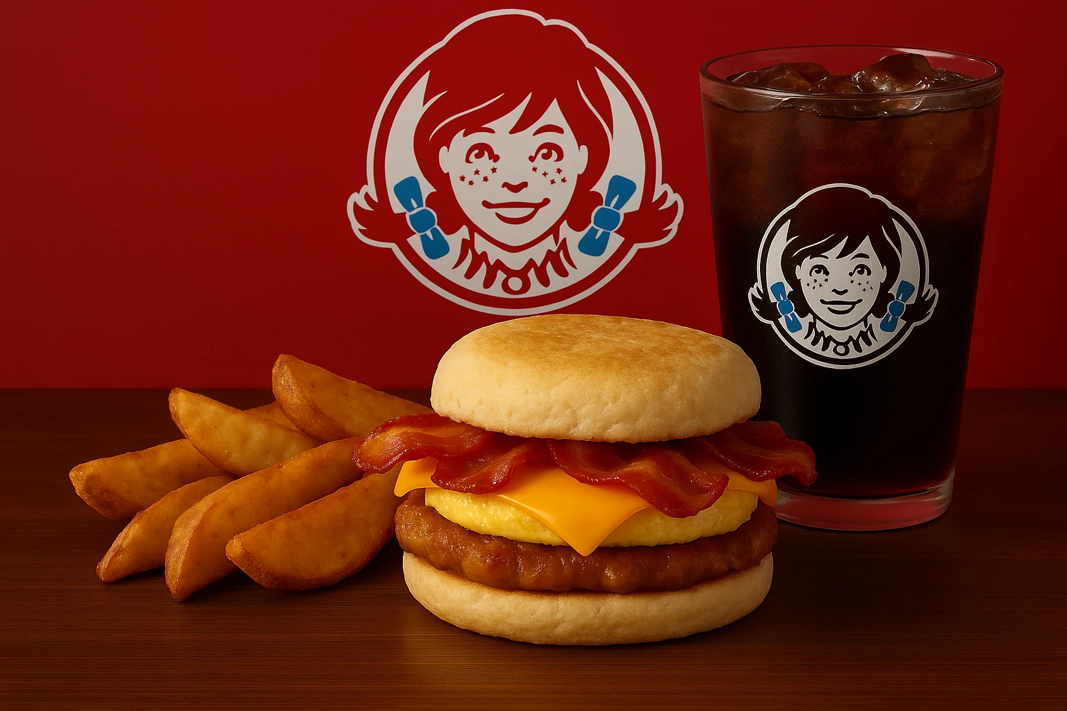 Breakfast menu 19 Wendy’s Bacon Egg Cheese English Muffin