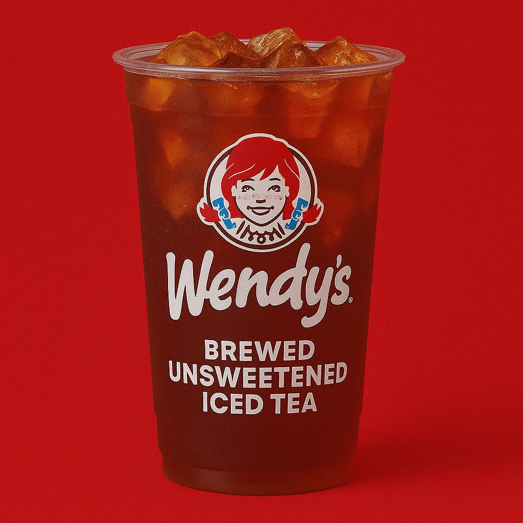 Wendy’s Menu USA 2025 - Prices, Calories, Nutrition & Deals 110 Wendy’s Brewed Unsweetened Iced Tea – sugar-free iced tea served over ice.