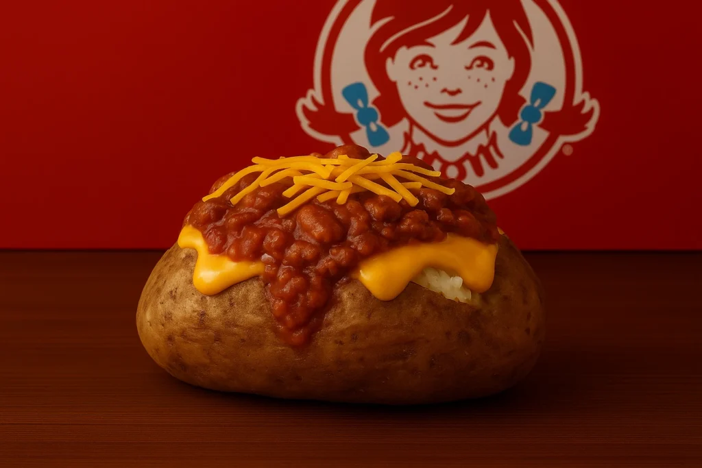 Chili & Cheese Baked Potato 1 chili cheese baked potato