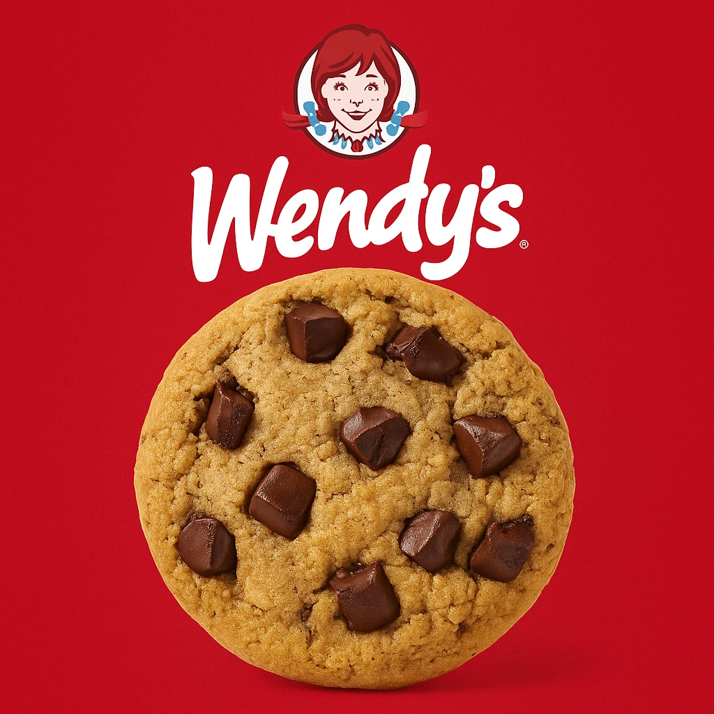 Wendy’s Menu USA 2025 - Prices, Calories, Nutrition & Deals 134 Wendy’s Chocolate Chunk Cookie – soft cookie with rich chocolate chunks.