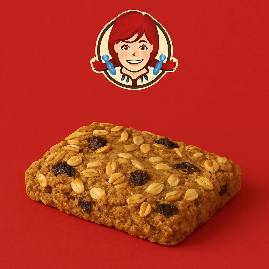 Wendy’s Menu USA 2025 - Prices, Calories, Nutrition & Deals 133 Wendy’s Fresh Baked Oatmeal Bar – chewy bar with oats, cranberries, and raisins.