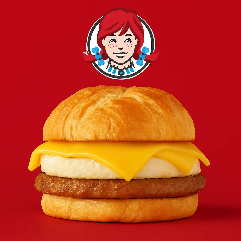 sausage egg swiss croissant 1