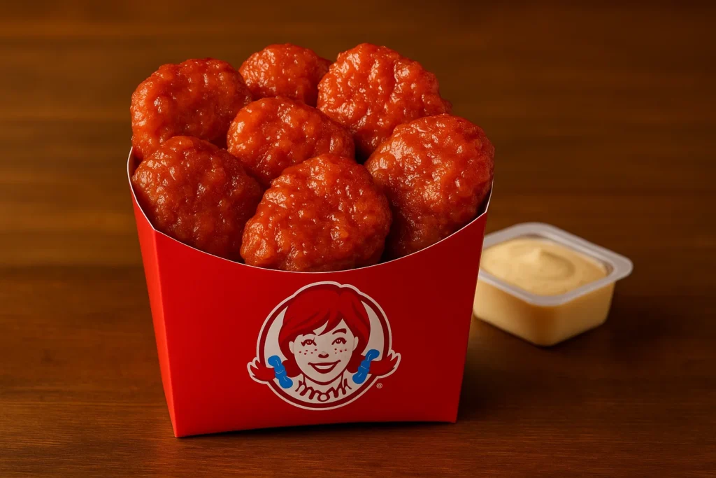 Spicy Buffalo Nuggs 1 wendys 10pc buffalo bbq nuggs