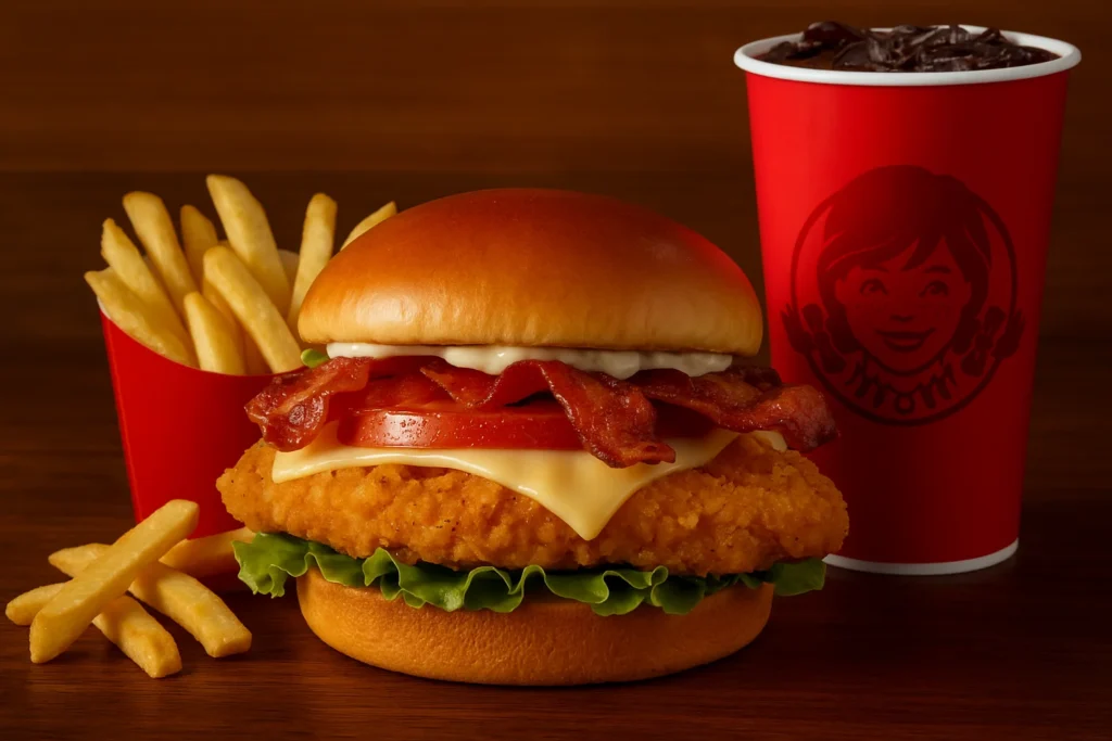 wendys asiago ranch chicken combo