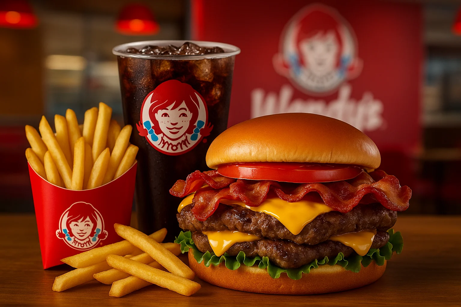 Wendy’s Menu USA 2025 - Prices, Calories, Nutrition & Deals 20 Wendy’s Big Bacon Classic Combo Meal