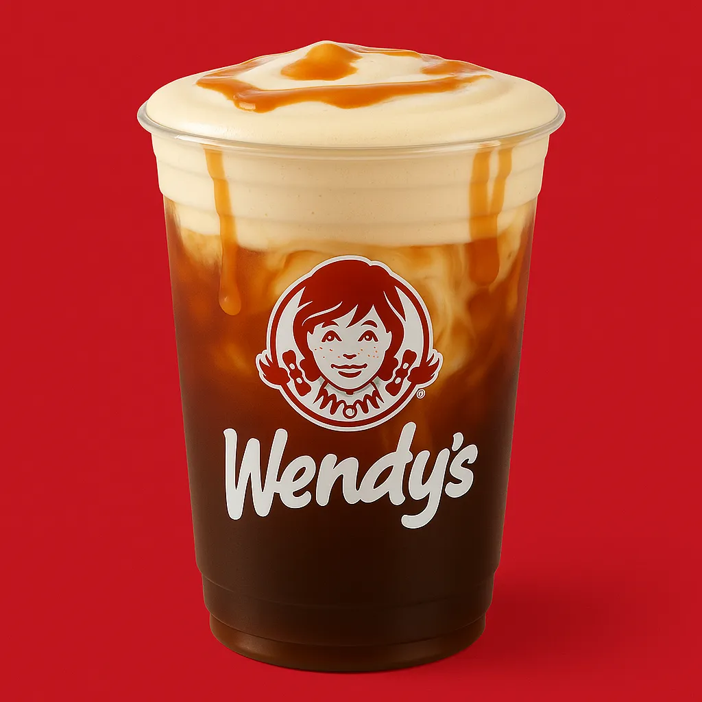 Wendy’s Menu USA 2025 - Prices, Calories, Nutrition & Deals 85 Wendy’s Caramel Cold Foam – cold brew coffee with caramel foam topping.