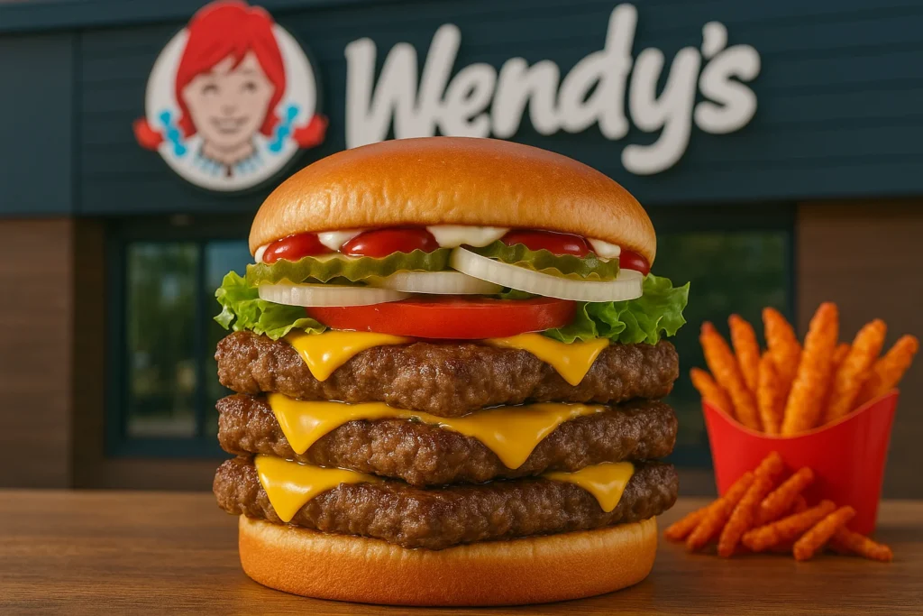 Dave's Triple 1 wendys daves triple burger