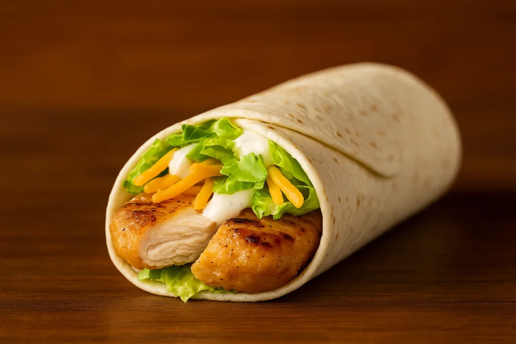 Grilled Chicken Ranch Wrap 1 wendys grilled chicken ranch wrap
