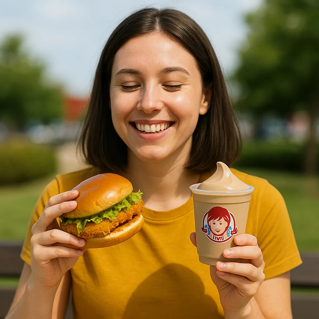 Wendy’s Menu USA 2025 - Prices, Calories, Nutrition & Deals 160 wendys woman realistic